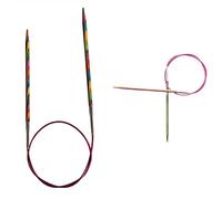 KnitPro Symfonie Wood Rundstricknadel 4,0mm 40 cm, Violett & Symfonie Holz Rundstricknadeln 3,00mm / 40cm (20305)