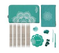 KnitPro Achtsames Doppelspitznadel-Set - 5 doppelseitige Stricknadeln. Set mit 5 achtsamen Mitgefühlssets für Anfänger, Profis und Geschenkset