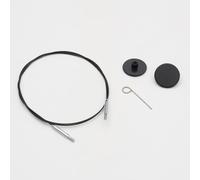 KnitPro Inter.cable Thin&Flex 360° Swivel 100 cm schwarz – 1 St.