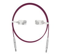 KnitPro Verbindungskabel Thin&Flex 360° Swivel 100 cm Lila – 1 Stück