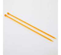 KnitPro TRENDZ Jackenstricknadeln in verschiedenen Stärken und Längenorange / 4,00 mm 25 cm