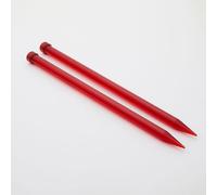 KnitPro TRENDZ Jackenstricknadeln in verschiedenen Stärken und Längenrot / 12,0 mm 30 cm