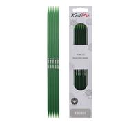 KnitPro Stricknadeln Nadelspiel Strumpfstricknadeln 4,50 mm 15 cm 5 St grün