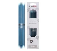KnitPro Nadelspiel Trendz Acryl – 20 cm – 5,5 mm – Türkis
