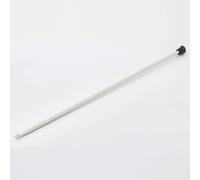 KnitPro Aluminium Grey: Tricot/Afghan Crochet Hook: 5.00mm, Silver, 5mm