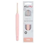 KnitPro Vybe Häkelnadel aus Aluminium mit gummiertem Griff - 2,75 mm
