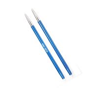 KnitPro wechselbare Nadelspitzen ZING kurz, 4,00mm Austauschbare Strickspitzen, Aluminium, Blau, 8.7cm / 4mm
