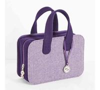 KnitPro Weiche Tasche mit künstlichem Wildleder gefüttert, zum Aufbewahren von Strick-, Häkel- und Stickzubehör, 27,5 x 18,5 x 10 cm, 1 Stück