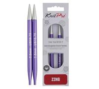 KnitPro Zing Austauschbare Rundnadeln 4" (13cm) | 7mm