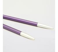 KnitPro ZING auswechselbare Rundstricknadeln in verschiedenen Stärkenamethyst / 130 mm
