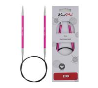 KnitPro Zing Feste Rundstricknadeln 24"" (60cm) | US-Gr e 8 (5mm)