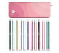 KnitPro Zing Einspitz-Nadelset - 11 x 25 cm Paar einseitige Stricknadeln. Zing Grande-Set, farbcodiert für Anfänger, Profis und Geschenkset