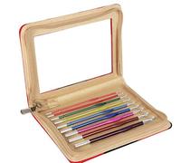 KnitPro Zing Häkelnadel-Set, 9 Alu Häkelnadeln (Aluminium), Art. 47480