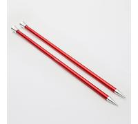 Knit Pro Zing Jackennadeln-40 cm-9,00 mm, Rot