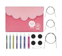 KnitPro Zing Midi Austauschbares Nadelspitzen-Set 4" (10cm) | 7 Größen (3mm bis 5mm)