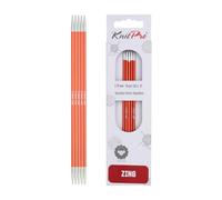 KnitPro K47004 Sockennadeln, Metal, Orange, 15cm / 2.75mm