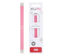 KnitPro K47001 Sockennadeln, Metal, Rosa, 15cm / 2mm
