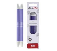 KnitPro K47040 Sockennadeln, Metal, Blau, 20cm / 4.5mm