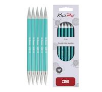 KnitPro Zing Nadelspiele 8" (20cm) | 8mm