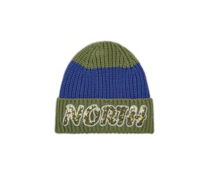 KNITTED HAT ACRYL/WOOL NORTH EMBROI ONE_SIZE