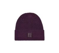 KNITTED HAT ACRYL/WOOL SOLID lila-2 ONE_SIZE