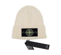 Knitted hat Men's thickened wool hat solid color 1