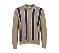Knitted polo cardigan L/S M