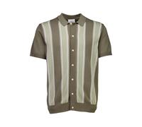 Knitted polo cardigan S