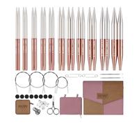 Knitter's Pride Rosemary Regal Wechselbare Nadelspitzen, 3-8 mm, 1 Set