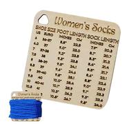 Knitting Crochet Gauge, Wooden Knitting Pin Gauge, Multifunctional Measuring Tool, Craft Supplies for Handicraft Enthusiasts Beginners