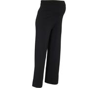 Umstandshose BONPRIX, Damen, Gr. 36, N-Gr, schwarz, Web, Obermaterial: 68% Viskose, 28% Polyester, 4% Elasthan, unifarben, regular fit 7/8-Länge, Hosen, Culotte in 7/8-Länge, bequemer, elastischer Bun