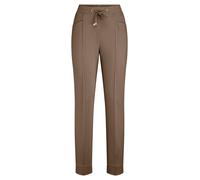 Knöchellange Slim Fit-Jersey-Hose Peter Hahn braun 46