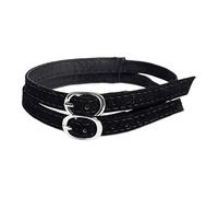 Knöchelriemen mit Schnalle, Knöchelriemen-Verlängerung, unsichtbare High-Heelriemen, flexible Schuhriemen, Gürtel gegen den Uhrzeigersinn, schwarz, Consulte la descripción