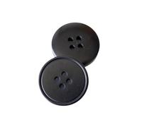 Knöpfe Aus Kunstharz 20 Stück 15-30 mm Nachahmung von Kuhhorn, Kunstharz, kreisförmiges Muster, Knopf, Mantel, Windjacke, Strickjacke, Anzug, Hose, Kleid(Black,25mm 20Pcs)