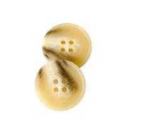 Knöpfe Aus Kunstharz 20 Stück 15-30 mm Nachahmung von Kuhhorn, Kunstharz, kreisförmiges Muster, Knopf, Mantel, Windjacke, Strickjacke, Anzug, Hose, Kleid(Dark beige,25mm 20Pcs)