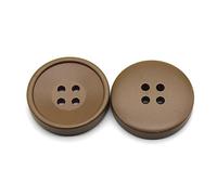 Knöpfe, Metallknöpfe, Knöpfe, 10 Stück, 21/25/30 mm, Kunstharz-Nähknöpfe, Scrapbooking, 4 Löcher, runder Knopf, DIY-Nähzubehör(Khaki,25mm)