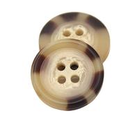 Knöpfe, Metallknöpfe, Knöpfe, 25 mm, klassische Kunstharz-Imitat-Hornmuster-Knöpfe for Kleidung, Herren, Mäntel, Pullover, Jacken, dekoratives Nähzubehör(Bruin,15mm 20pcs)