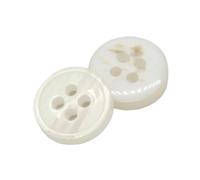 Knöpfe, Metallknöpfe, Knöpfe 9/10/11/13 mm Vintage Muschelperlen Harz Hemdknöpfe DIY(Beige,13mm 30pcs)