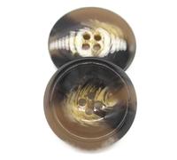 Knopf Beige Braun Mantel Pullover Knopf Harz Anzug Knopf, Farbe 2, 30mm 10Stück