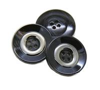 Knopf für einen schwarzen braunen Anzug, Knopfdekorationen, DIY-Bastelarbeiten, Farbe 18, 22mm 10Stück