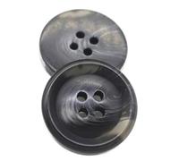 Knopf Kaffee Schwarz Trenchpullover Knopf Harz Dekoratives Nähzubehör, Farbe 17, 25mm 10Stück