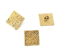 Knopf Messingknopf keltischer Knoten