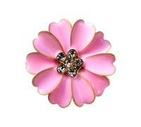 Knopfabdeckungen - 2,5 cm Strass-Blumenform, Dekoration für Jeans, Kleider, Blusen, Hemden, Nähzubehör, Kleidung, Stoff und Bekleidung, elegant, einfach anzubringendes Design