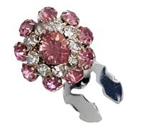 Knopfabdeckungen für Damen - Manschettenknöpfe mit abnehmbaren Kristallverzierungen, trendige Ärmel-Clips, formelle Accessoires für Hemden, Kleider, Anzüge, Refer to description, Strass und Kupfer