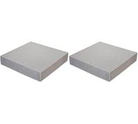 Knorr Prandell 6771000 Basis-Matte zum Filzen, 25 x 25 x 5 cm, Schwarz (Packung mit 2)
