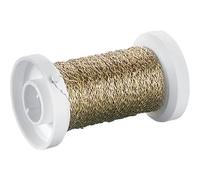 Knorr Prandell Basteldraht - Ø 0,25 mm, 50 m, Bouillon-Effekt, gold