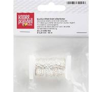 Knorr Prandell Basteldraht - Ø 0,25 mm, 50 m, Bouillon-Effekt, silber