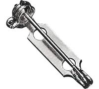 KnorrPrandell 212362350 Broschennadel, 35 mm, silberfarben