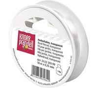 KnorrPrandell 2237099 Perlonfaden, 50 m - 0.25 mm Durchmesser, transparent