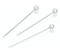KnorrPrandell 6418023 Deko-Stecknadel, 64 mm, weiß